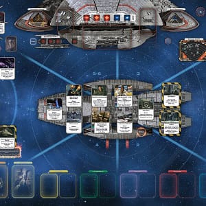 Game Mat Battlestar Galactica Full