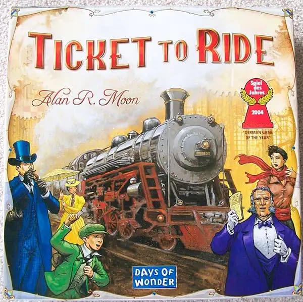 Ticket To Ride Boardgame Cover